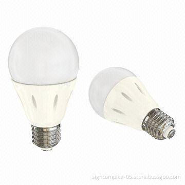 6W E27 LED Globe Bulbs with Up to 50,000-hour Long Lifespan and 70% Energy-saving